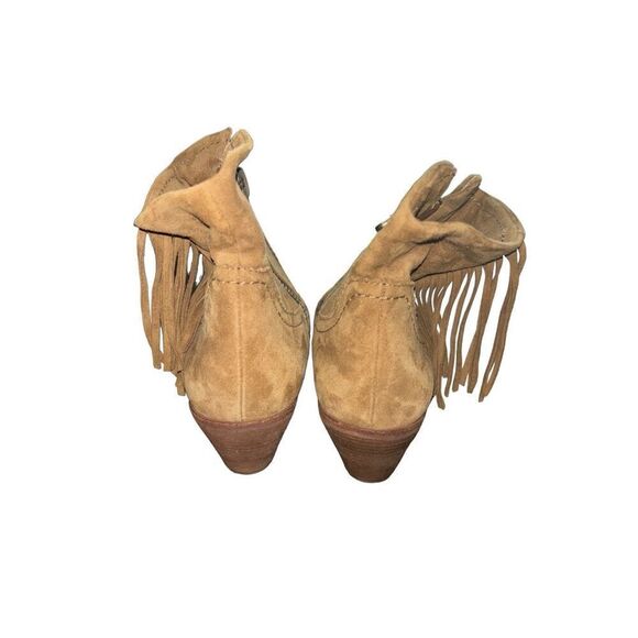 Sam Edelman Letti Leather Tassle Booties Floral Embroidered Size 10 M Festival - Picture 4 of 13